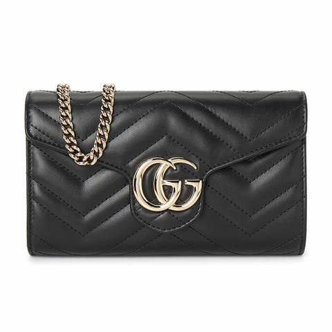 GUCCI GG Marmont 女士鏈條單肩包 837745 AAET8 1000