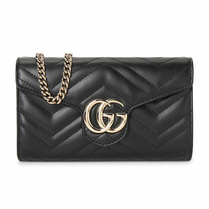 GUCCI GG Marmont 女士鏈條單肩包 837745 AAET8 1000-1