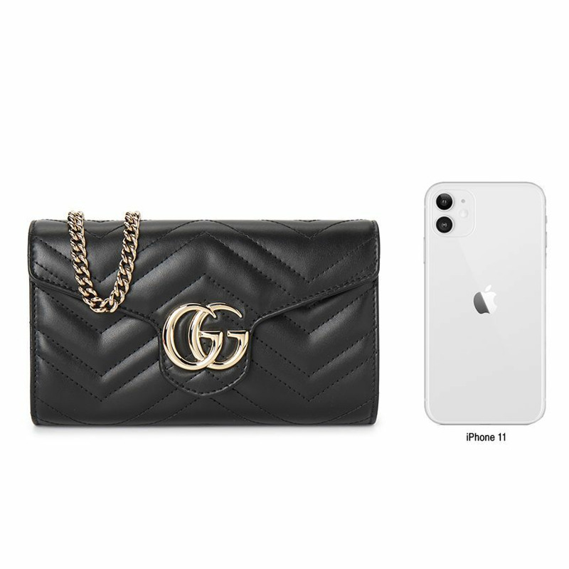 GUCCI GG Marmont 女士鏈條單肩包 837745 AAET8 1000-8