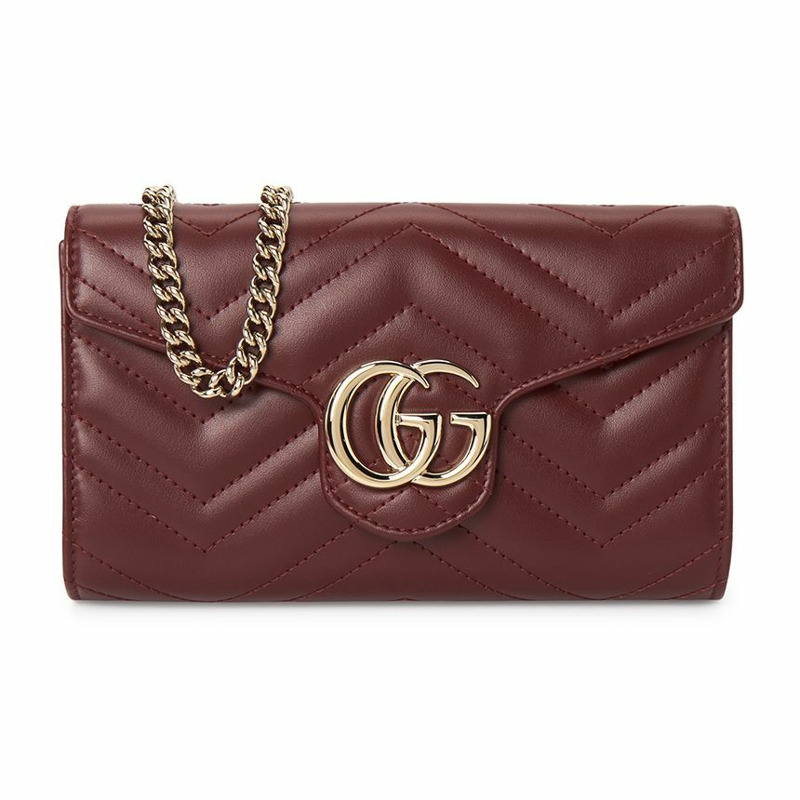 GUCCI GG Marmont 女士鏈條單肩包 837745 AAET8 6207-1