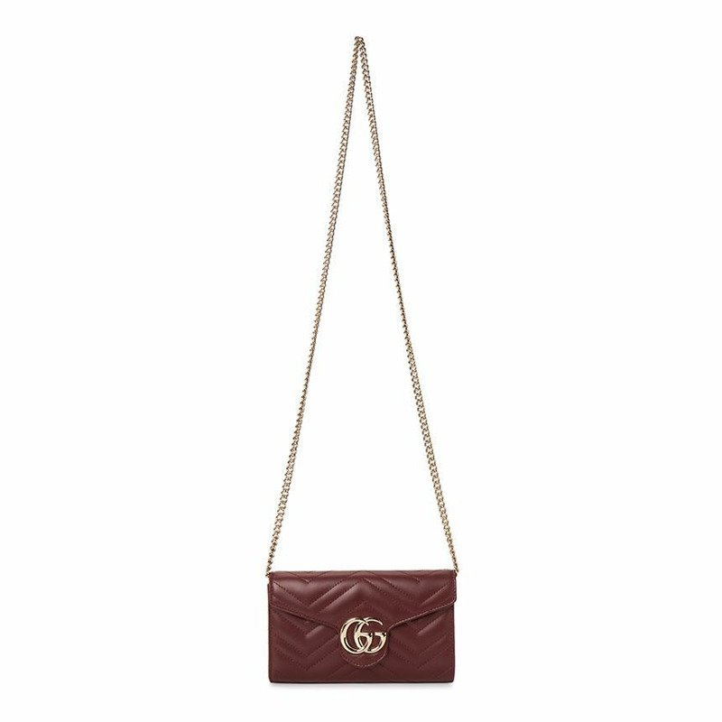 GUCCI GG Marmont 女士鏈條單肩包 837745 AAET8 6207-6
