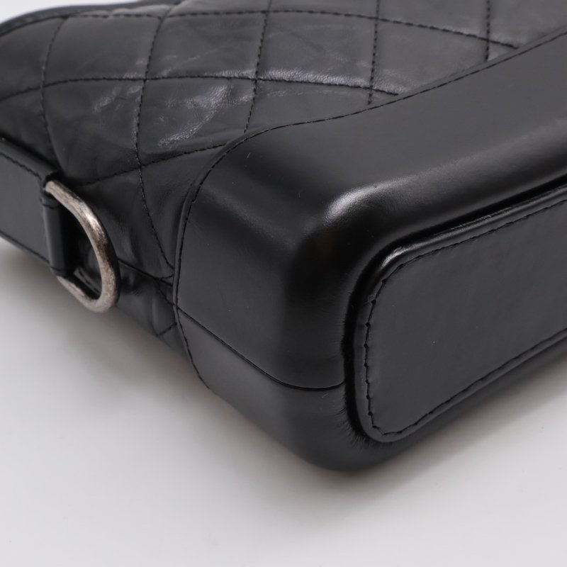 CHANEL 雙鍊條流浪包 - 小號黑28開-4