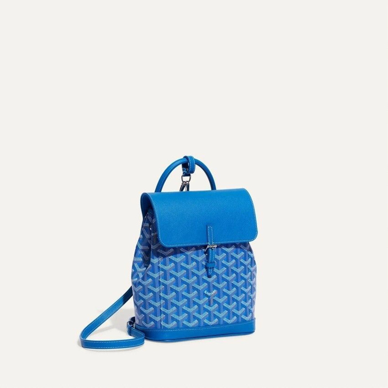 GOYARD Alping迷你背包 藍色-0