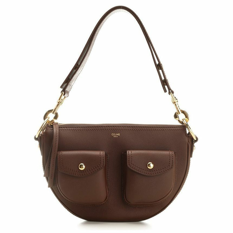 CELINE 多口袋肩背包 栗子 118043 FDU 18CH-0