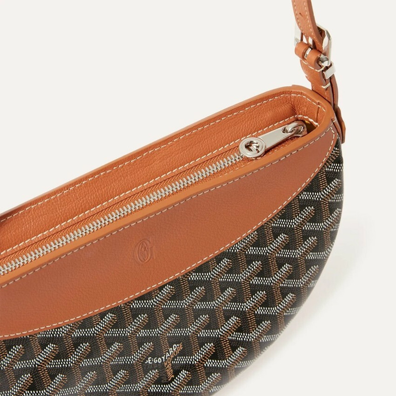 GOYARD Hirondelle 包棕色(黑棕褐色)HIRONDPMLTY01CL03P-4