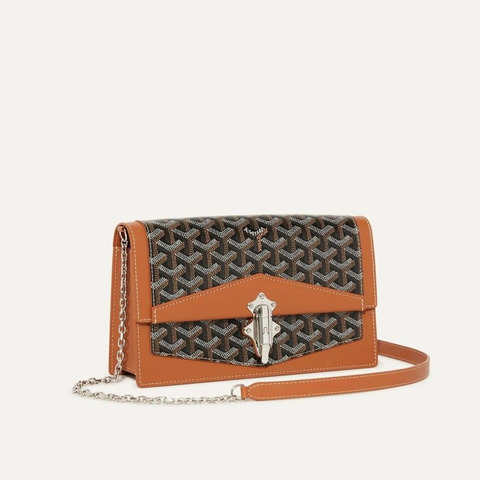 GOYARD 瑪麗卡羅琳公爵夫人棕色（黑褐色）手提包 DUCHESPMLTY01CL03P