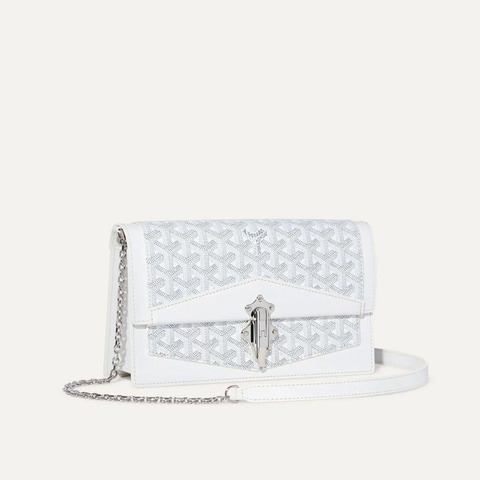 GOYARD 瑪麗卡羅琳公爵夫人白色手提包 DUCHESPMLTY50CL50P