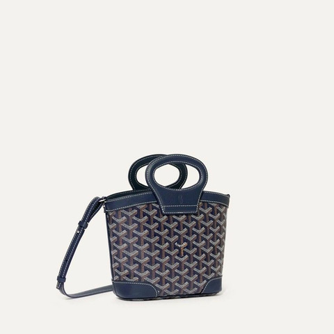 GOYARD Beluga Mini Bag 海軍藍印章：BELUGAMINTY12CL12P