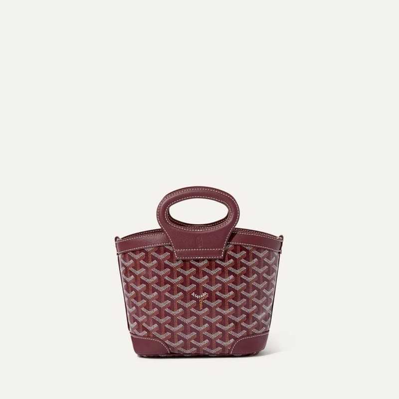 GOYARD Beluga迷你包 酒紅色-3