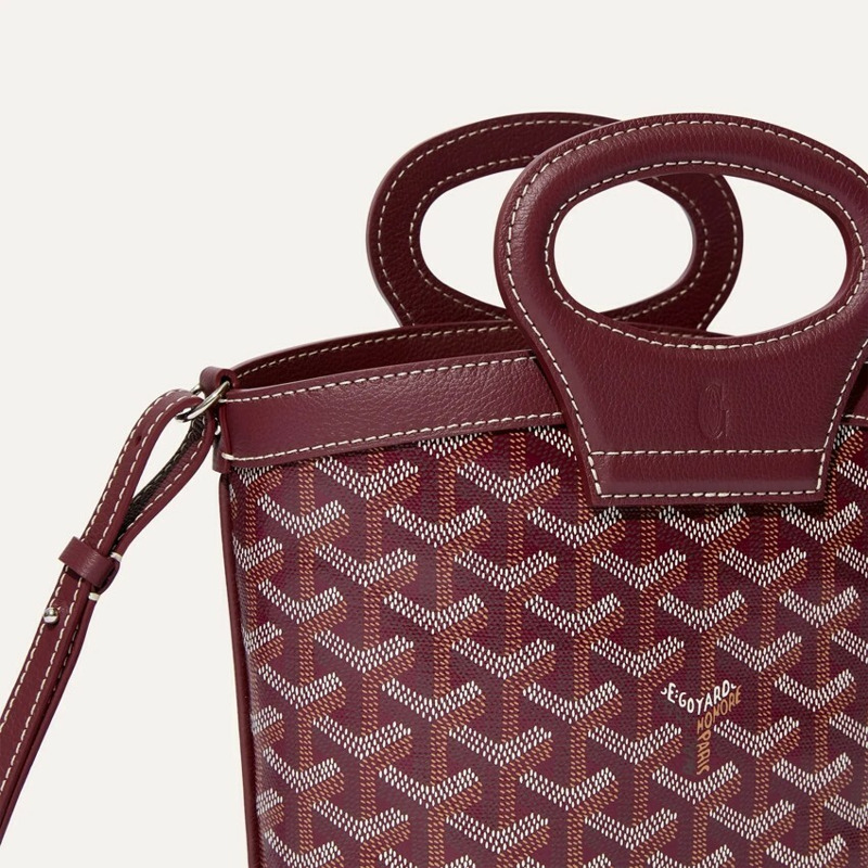 GOYARD Beluga迷你包 酒紅色-4