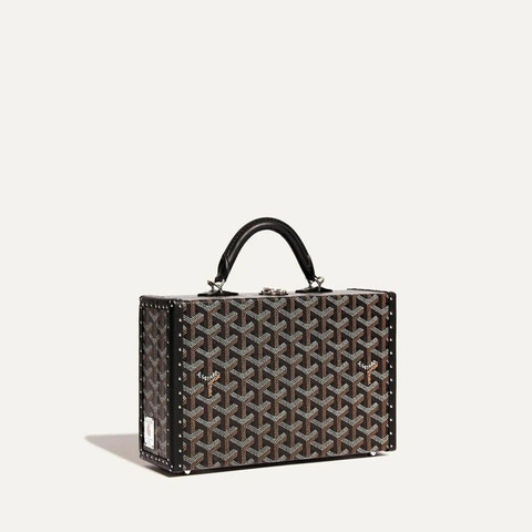 GOYARD 大飯店行李箱包黑色印章：GHOTELPMLTY01CL01P