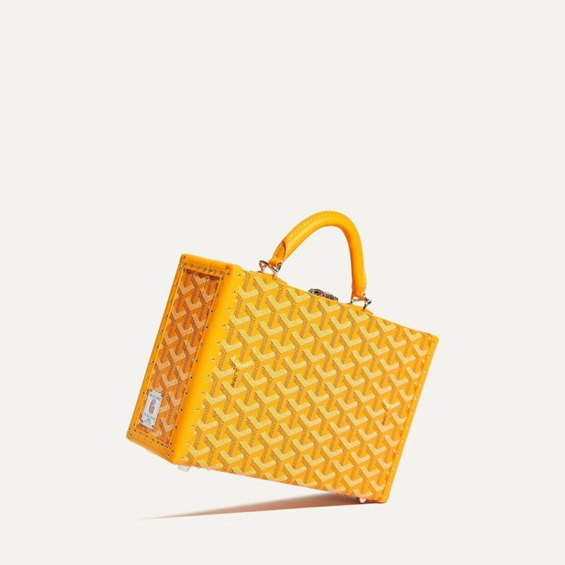 GOYARD 大飯店行李箱包 黃色 GHOTELPMLTY08CL08P-4