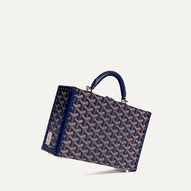 GOYARD Grand Hotel 行李箱包 海軍藍印章:GHOTELPMLTY12CL12P-4