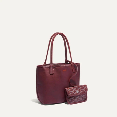 GOYARD Anjous迷你包 酒紅色
