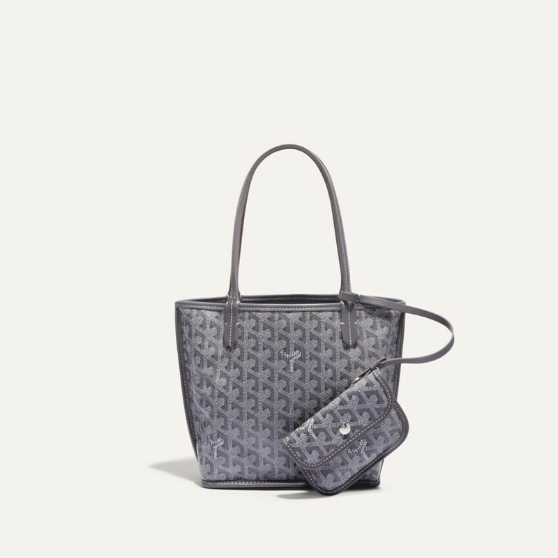 GOYARD ANJOUS 灰色迷你包-3