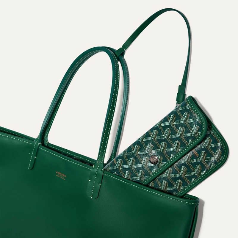 GOYARD Anjou PM 手提包 綠色 ANJOUSPMLCG09TY09P-4