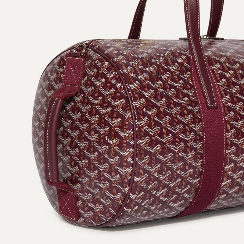 GOYARD Barrel 40 運動包 酒紅色-5
