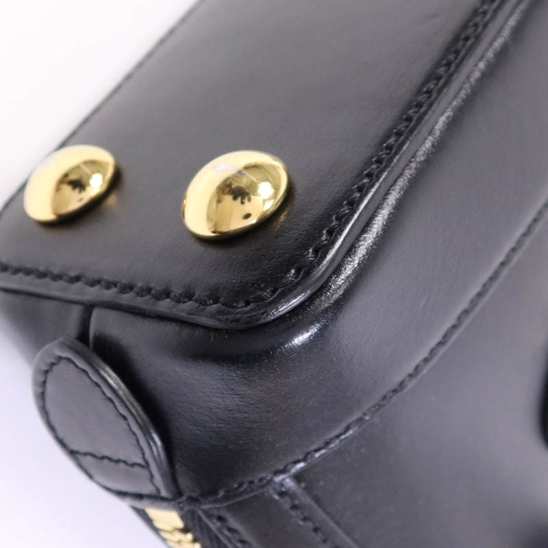 GUCCI 牛皮皮革Horsebit 1955 Mini Top Handle金扣手挽肩背兩用袋-9