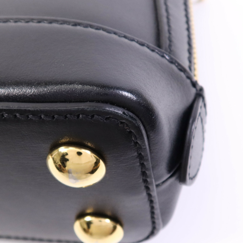 GUCCI 牛皮皮革Horsebit 1955 Mini Top Handle金扣手挽肩背兩用袋-11