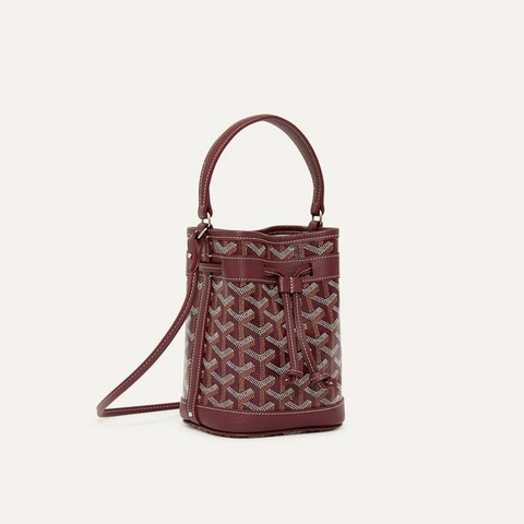 GOYARD Petite Plot Bucket Bag Mini PEFLOTMINTY33CL33P
