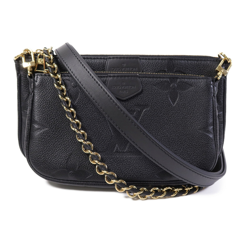 LOUIS VUITTON Monogram Empreinte Multi Pochette Accessoires金扣肩背袋-0