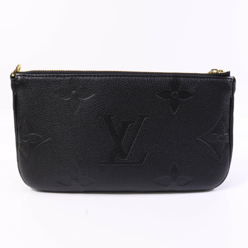 LOUIS VUITTON Monogram Empreinte Multi Pochette Accessoires金扣肩背袋-1