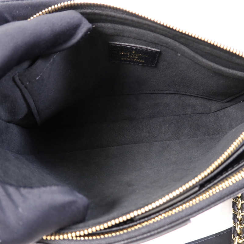 LOUIS VUITTON Monogram Empreinte Multi Pochette Accessoires金扣肩背袋-4