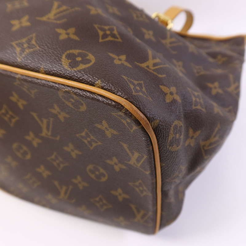 LOUIS VUITTON Monogram Palermo GM金扣手挽肩背兩用袋棕色-4