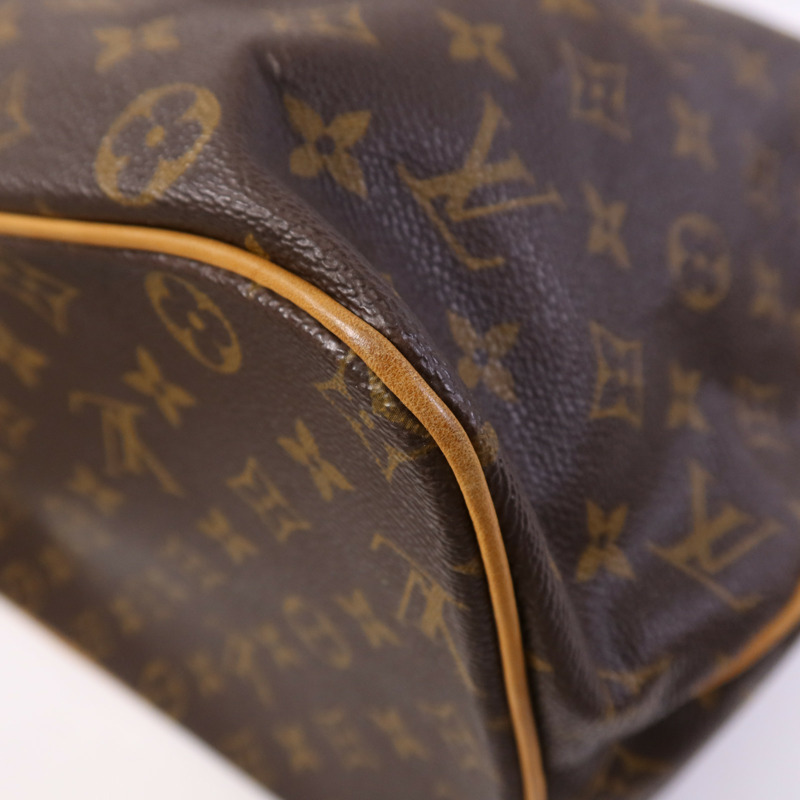 LOUIS VUITTON Monogram Palermo GM金扣手挽肩背兩用袋棕色-6