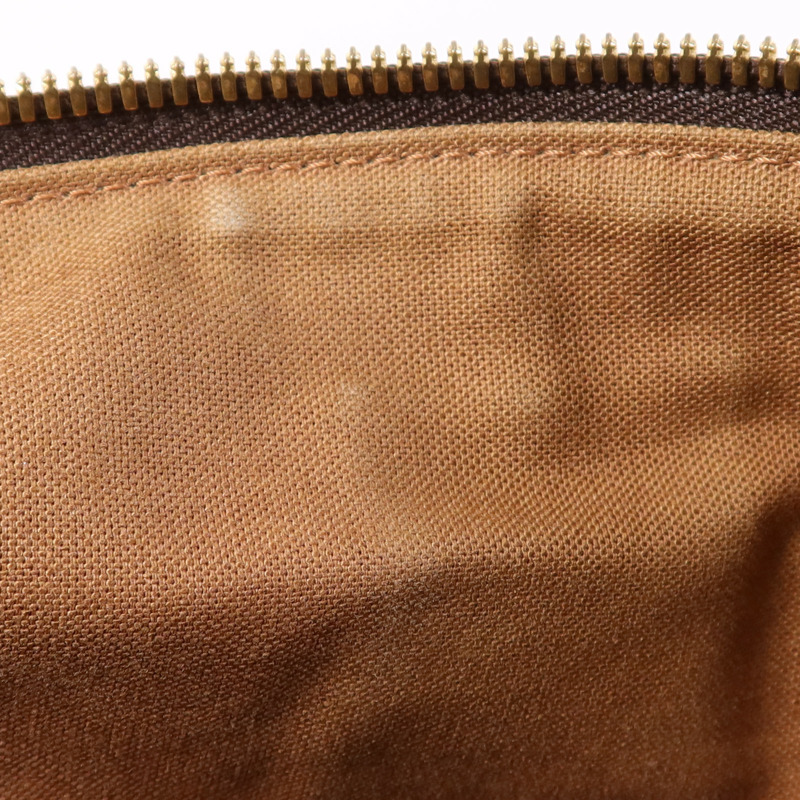 LOUIS VUITTON Monogram Palermo GM金扣手挽肩背兩用袋棕色-14