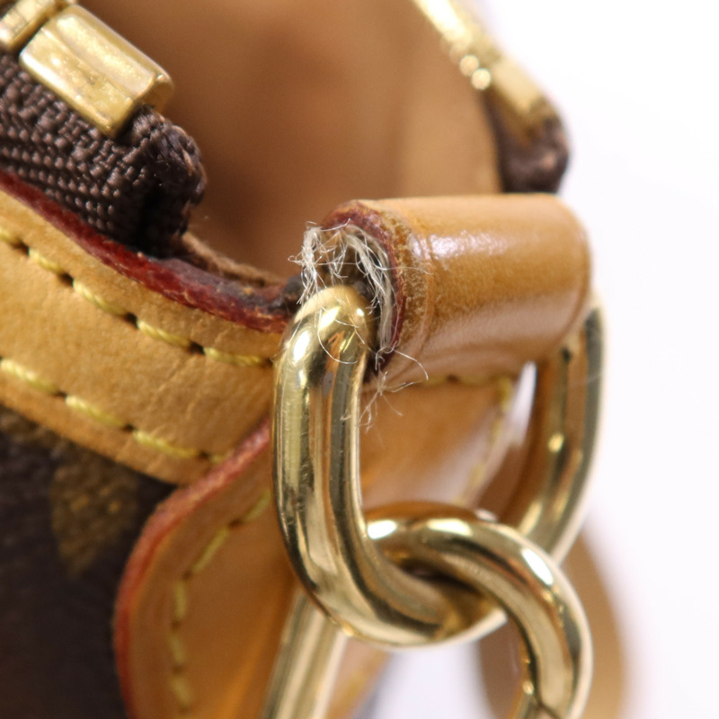 LOUIS VUITTON Monogram Palermo GM金扣手挽肩背兩用袋棕色-16