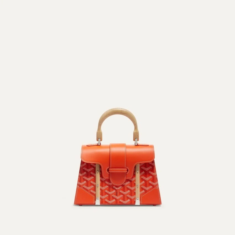 GOYARD 迷你結構西貢包橙色印章-3
