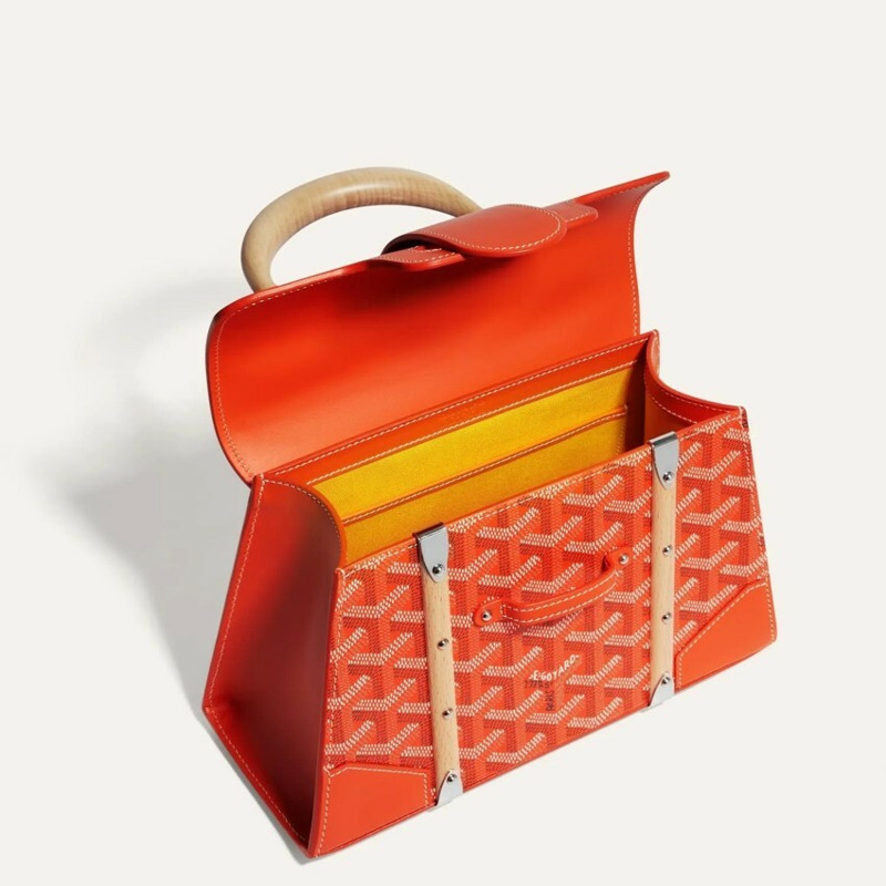 GOYARD 迷你結構西貢包橙色印章-5