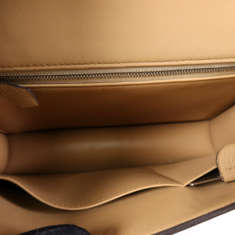 HERMES Epsom皮革Constance 24銀扣肩背袋Chai-4