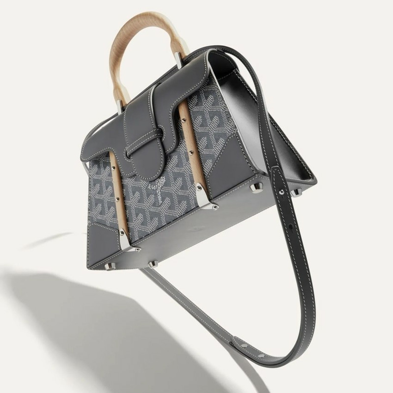 GOYARD Goyard Structure Saigon 迷你包 灰色-6