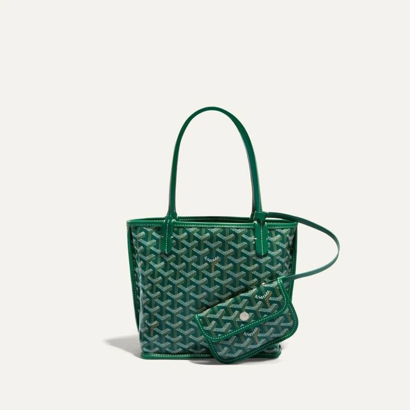 GOYARD Anjou迷你包 綠色 ANJOUSMINCG09TY09P-3