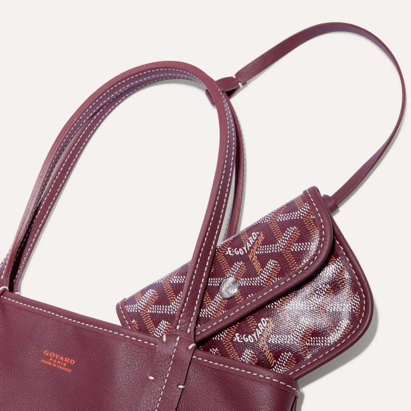 GOYARD Anjou 迷你包 酒紅色 ANJOUSMINCG33TY33P-4