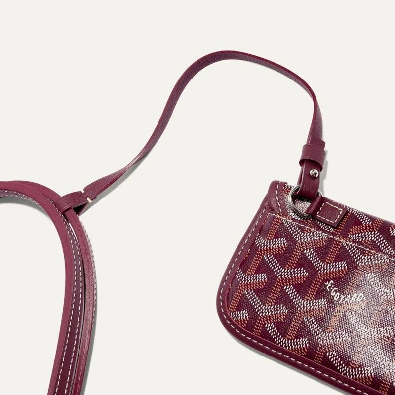 GOYARD Anjou 迷你包 酒紅色 ANJOUSMINCG33TY33P-5