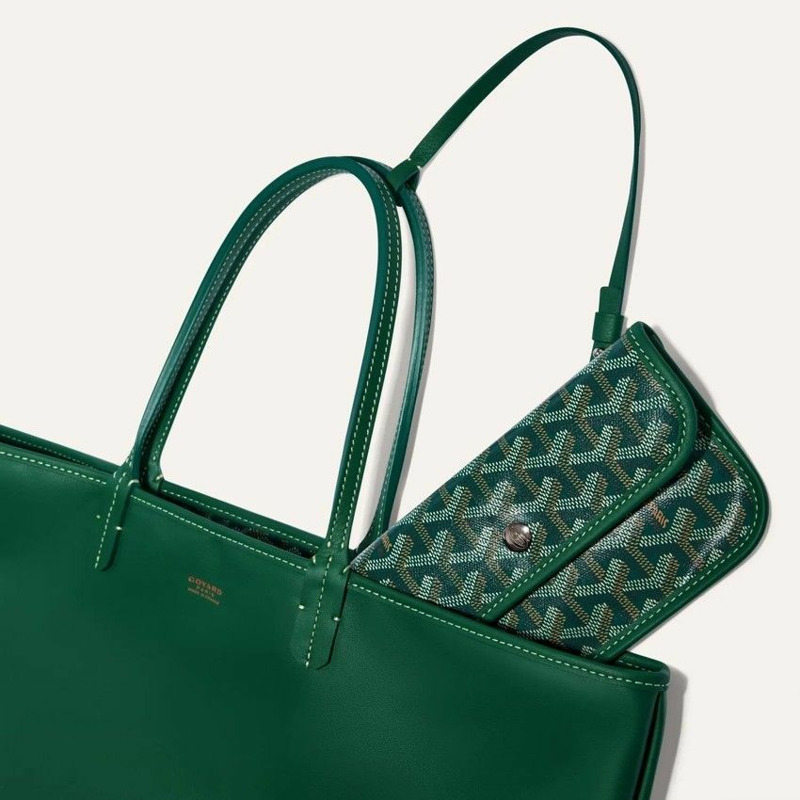 GOYARD Anjou PM 手提包 綠色 ANJOUSPMLCG09TY09P-4