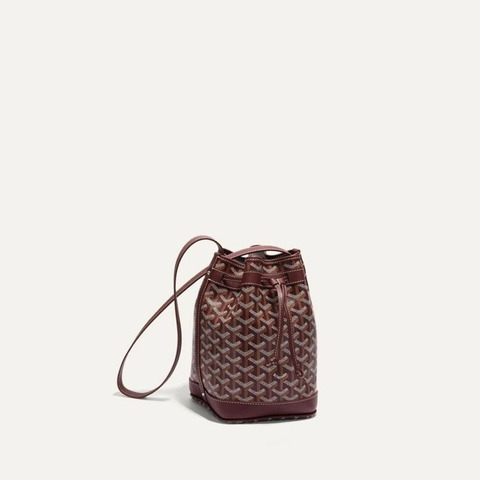 GOYARD Petite Flot Bucket Burgundy PEFLOTPMLTY33CL33P