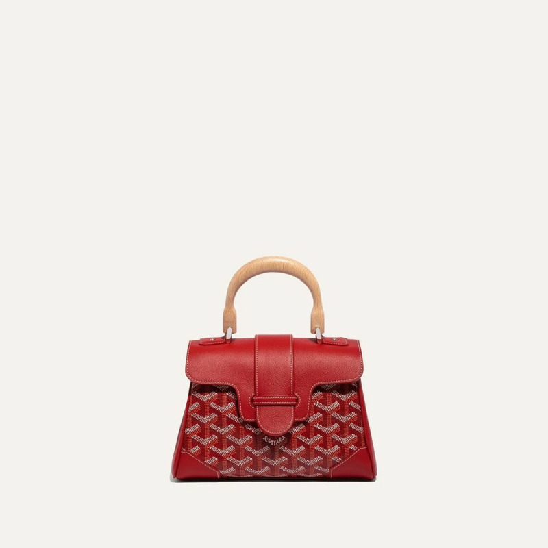 GOYARD 西貢軟包迷你紅色-3