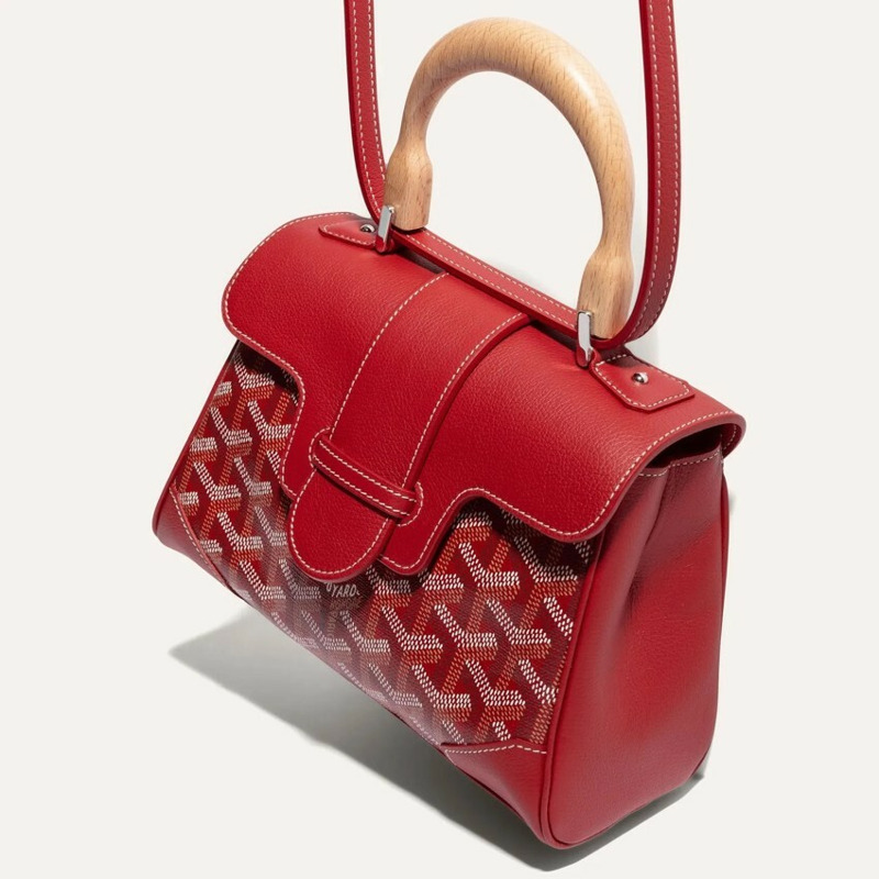 GOYARD 西貢軟包迷你紅色-5