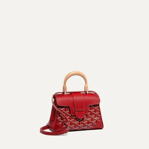 GOYARD 西貢軟包迷你紅色