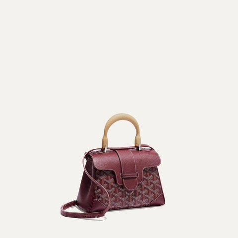 GOYARD 西貢軟迷你包 酒紅色