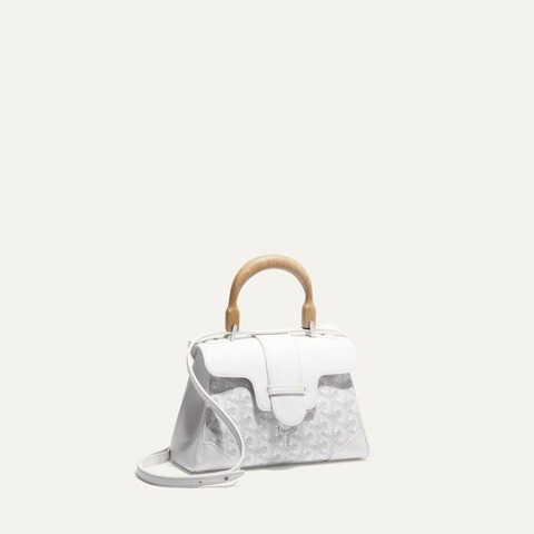 GOYARD 柔軟的西貢迷你包 白色