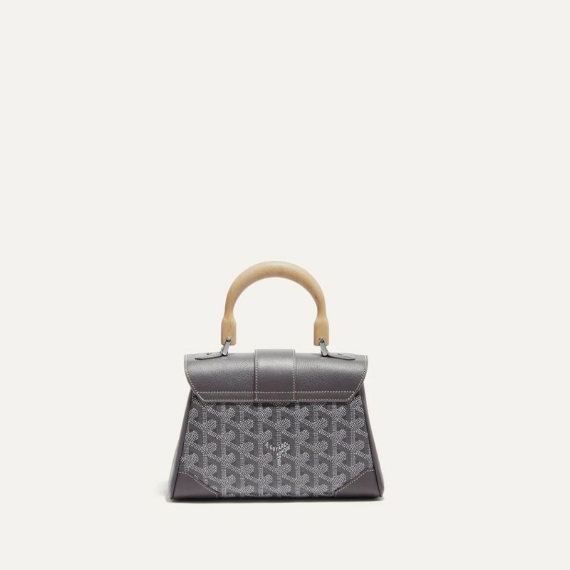 GOYARD 迷你西貢包 女士 淺灰色-4