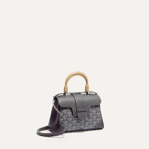 GOYARD 迷你西貢包 女士 淺灰色
