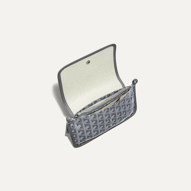 GOYARD 羽手拿包橘色-5