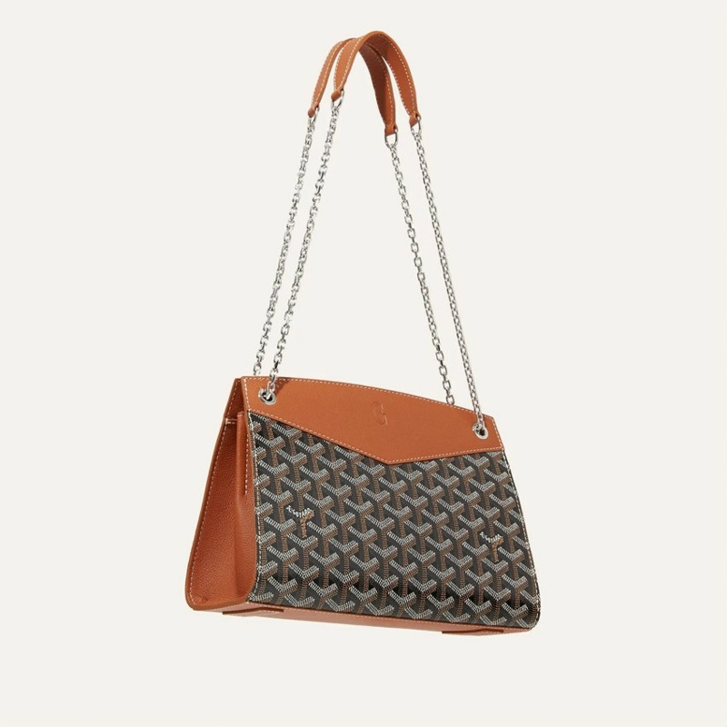GOYARD 女士硬挺型 Rouettes PM 棕色(黑褐色)手提包 ROUETSPMLTY01CL03P-3