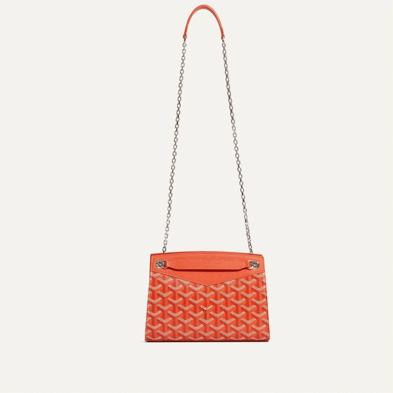 GOYARD 迷你 Rouettes 橙色包-4